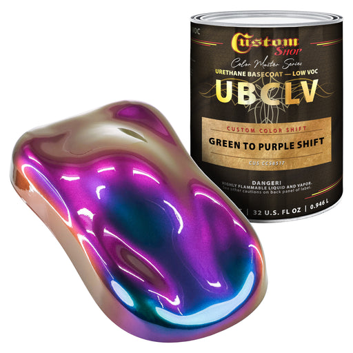 Custom Shop CCS Custom Color Shift Automotive Paint - Green to Purple Shifting Effect - Quart