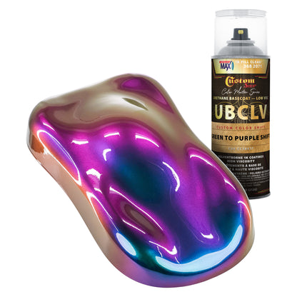 CCS Custom Color Shift Automotive Paint - Green to Purple Shifting Effect - Spray Can