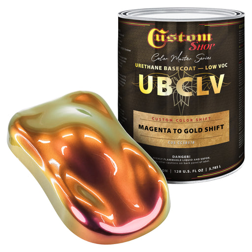Custom Shop CCS Custom Color Shift Automotive Paint - Magenta to Gold Shifting Effect - Gallon