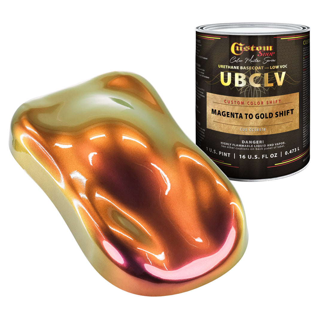 CCS Custom Color Shift Automotive Paint - Magenta to Gold Shifting Effect - Pint