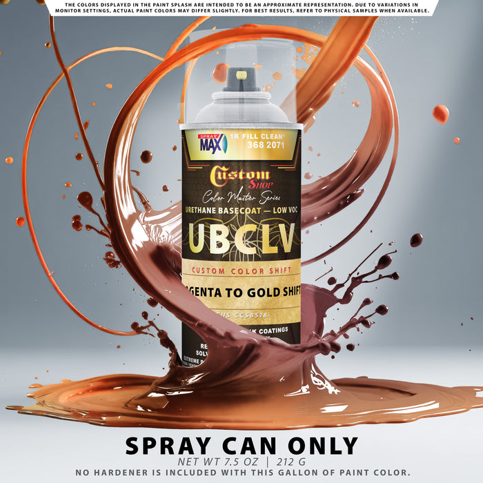 Custom Shop CCS Custom Color Shift Automotive Paint - Magenta to Gold Shifting Effect - Spray Can