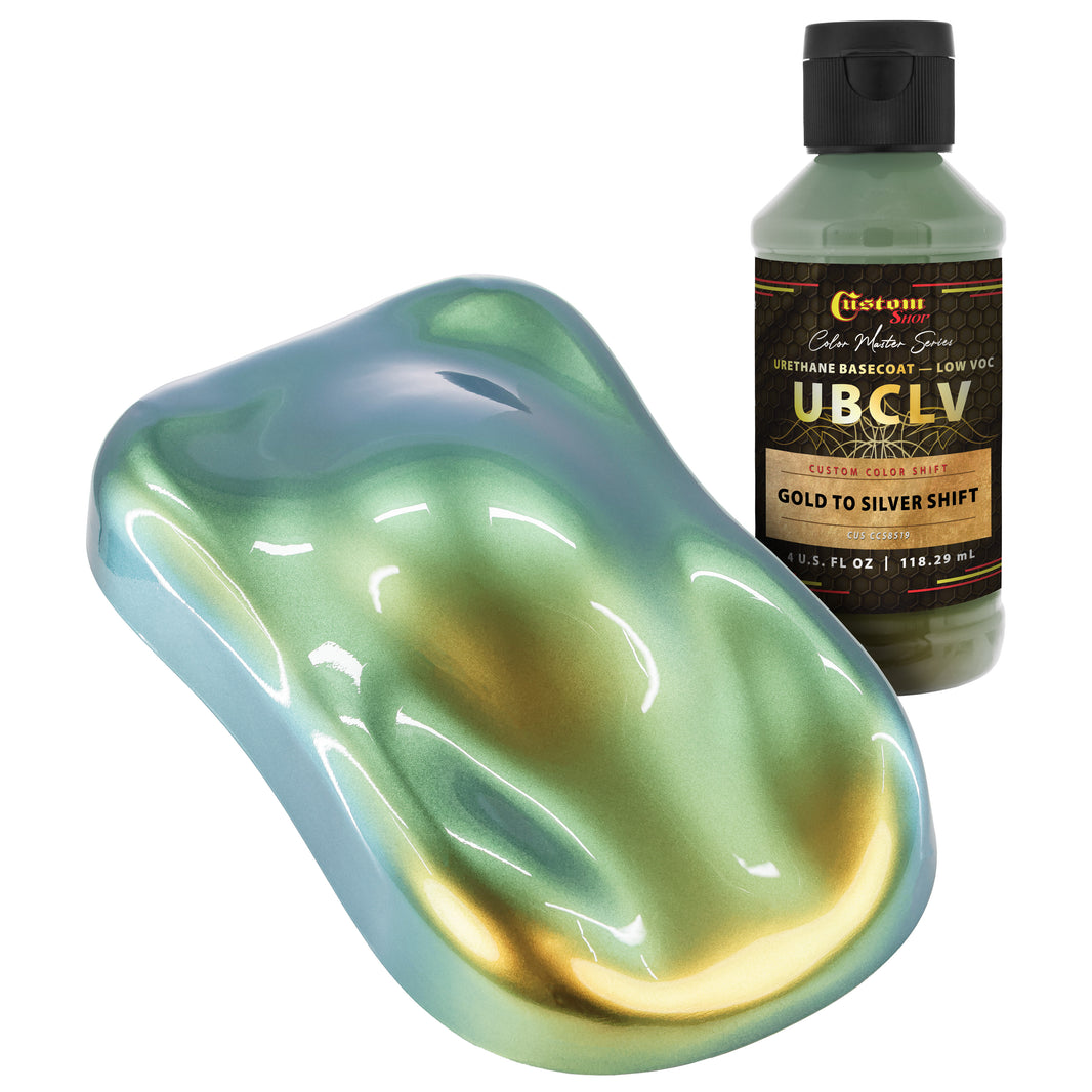 CCS Custom Color Shift Automotive Paint - Gold to Silver Shifting Effect - 4-Ounce Bottle