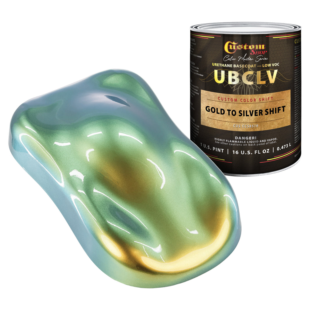 CCS Custom Color Shift Automotive Paint - Gold to Silver Shifting Effect - Pint