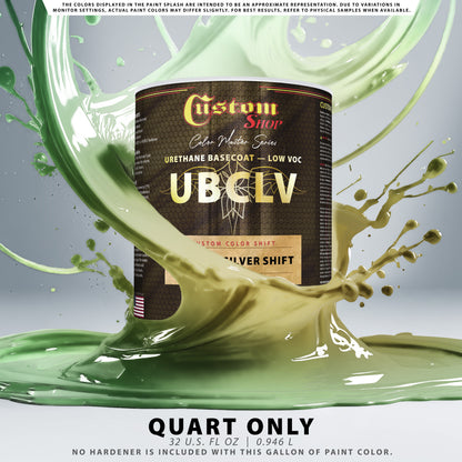 CCS Custom Color Shift Automotive Paint - Gold to Silver Shifting Effect - Quart