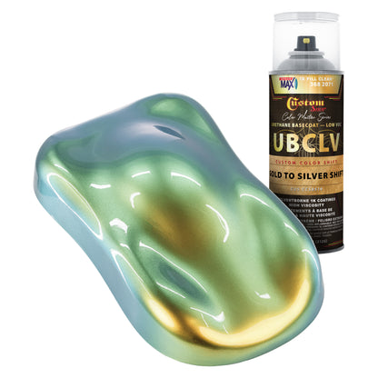 CCS Custom Color Shift Automotive Paint - Gold to Silver Shifting Effect - Spray Can
