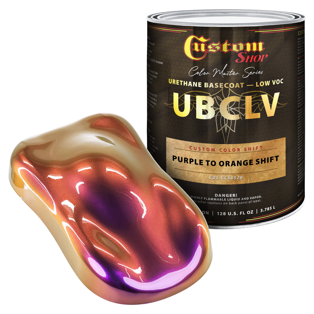 Custom Shop CCS Custom Color Shift Automotive Paint - Purple to Orange Shifting Effect - Gallon