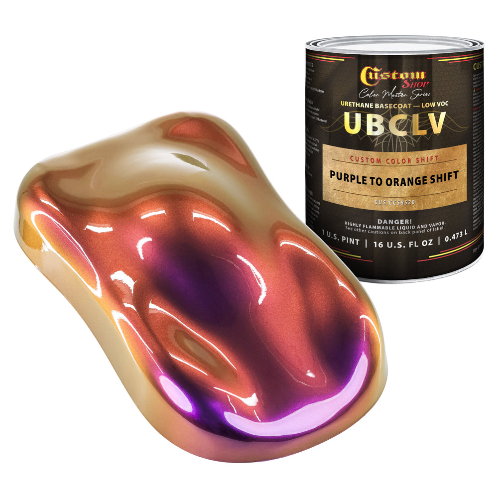 Custom Shop CCS Custom Color Shift Automotive Paint - Purple to Orange Shifting Effect - Pint