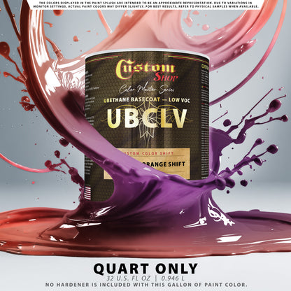 CCS Custom Color Shift Automotive Paint - Purple to Orange Shifting Effect - Quart