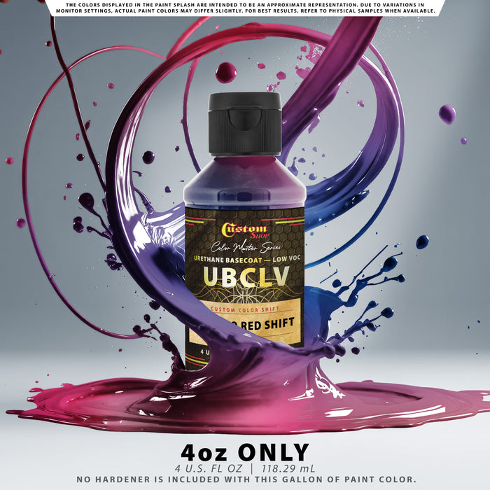 Custom Shop CCS Custom Color Shift Automotive Paint - Blue to Red Shifting Effect - 4-Ounce Bottle