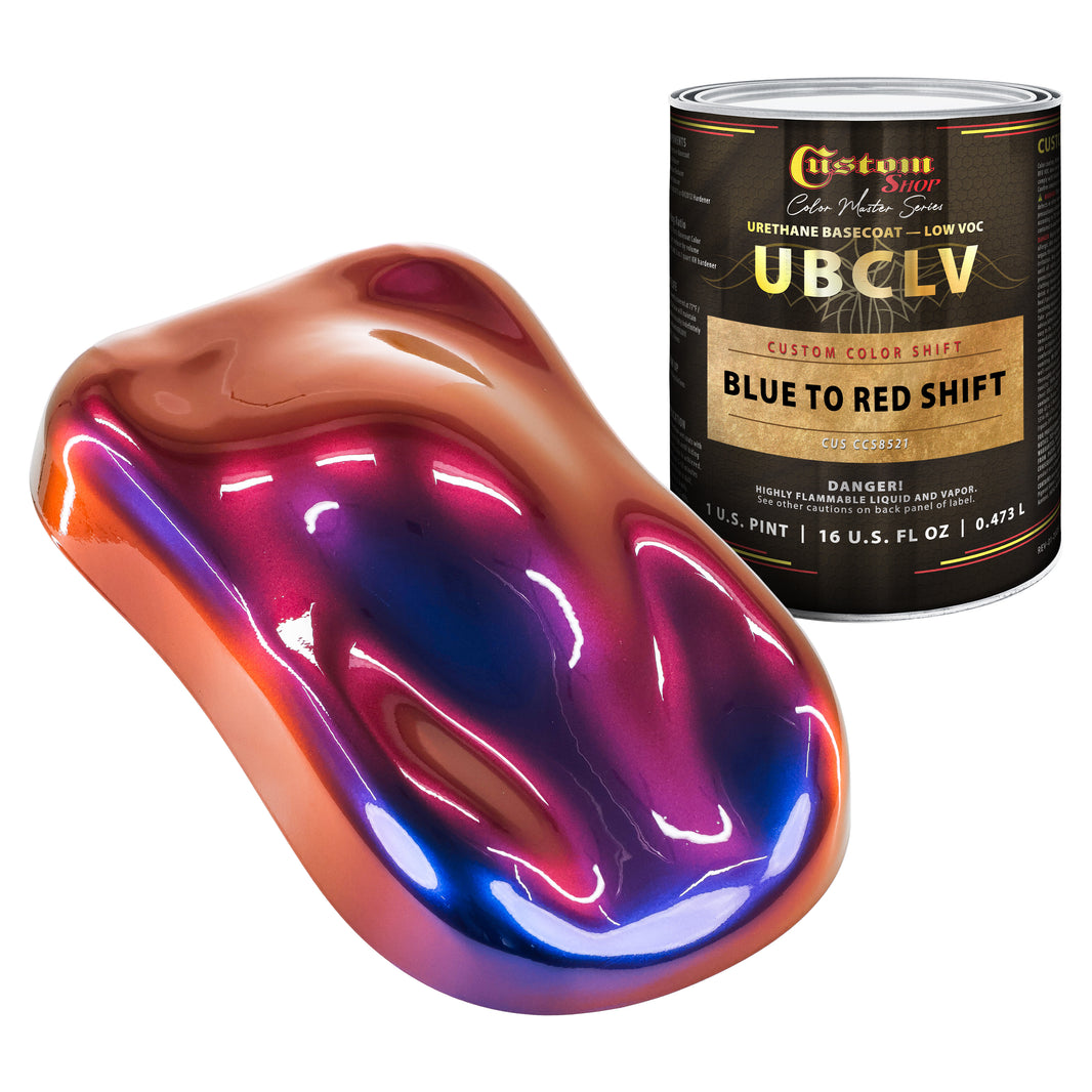 CCS Custom Color Shift Automotive Paint - Blue to Red Shifting Effect - Pint