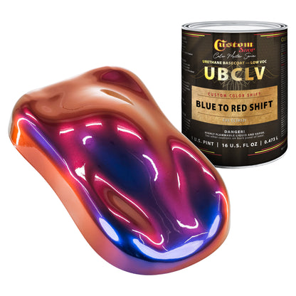 CCS Custom Color Shift Automotive Paint - Blue to Red Shifting Effect - Pint