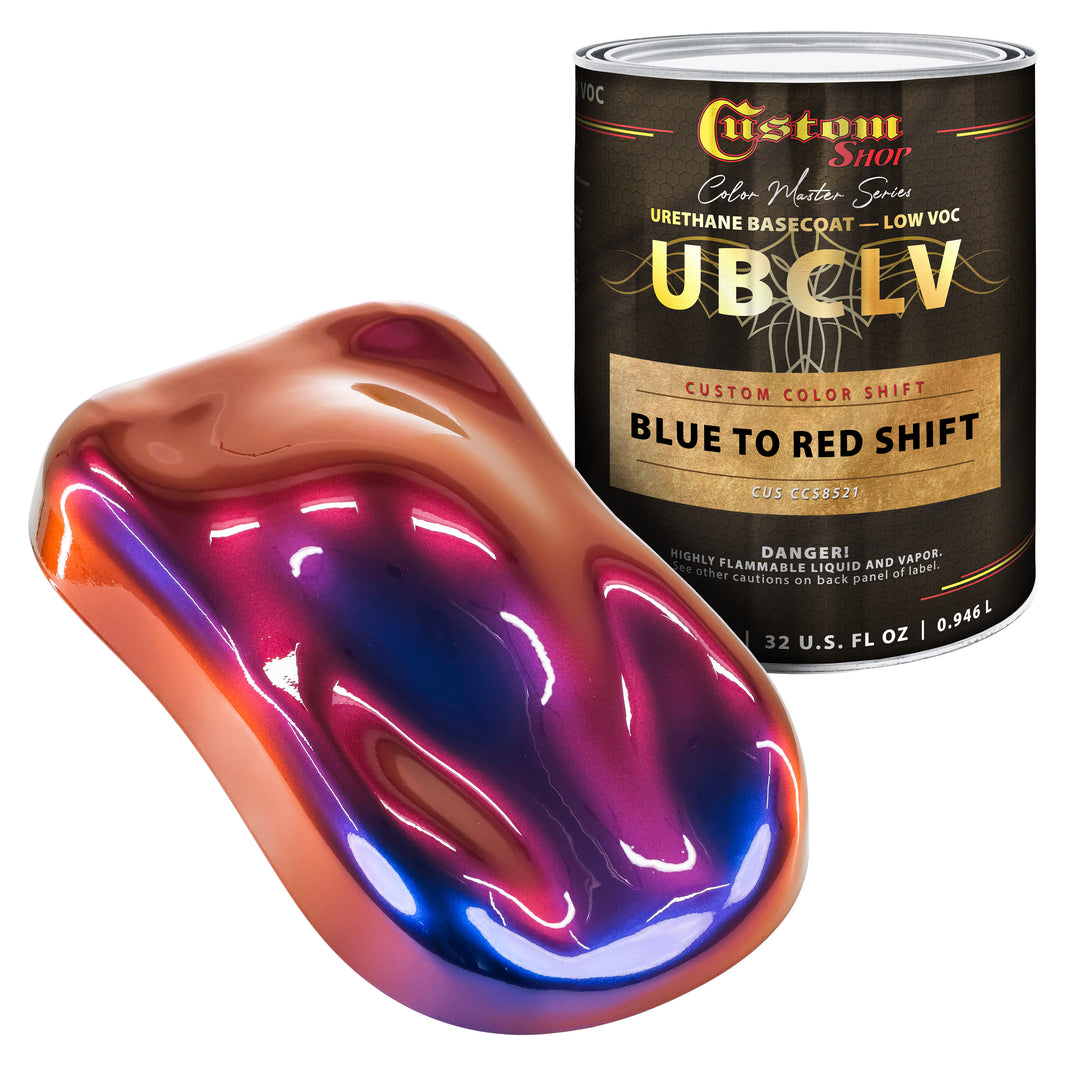 CCS Custom Color Shift Automotive Paint - Blue to Red Shifting Effect - Quart