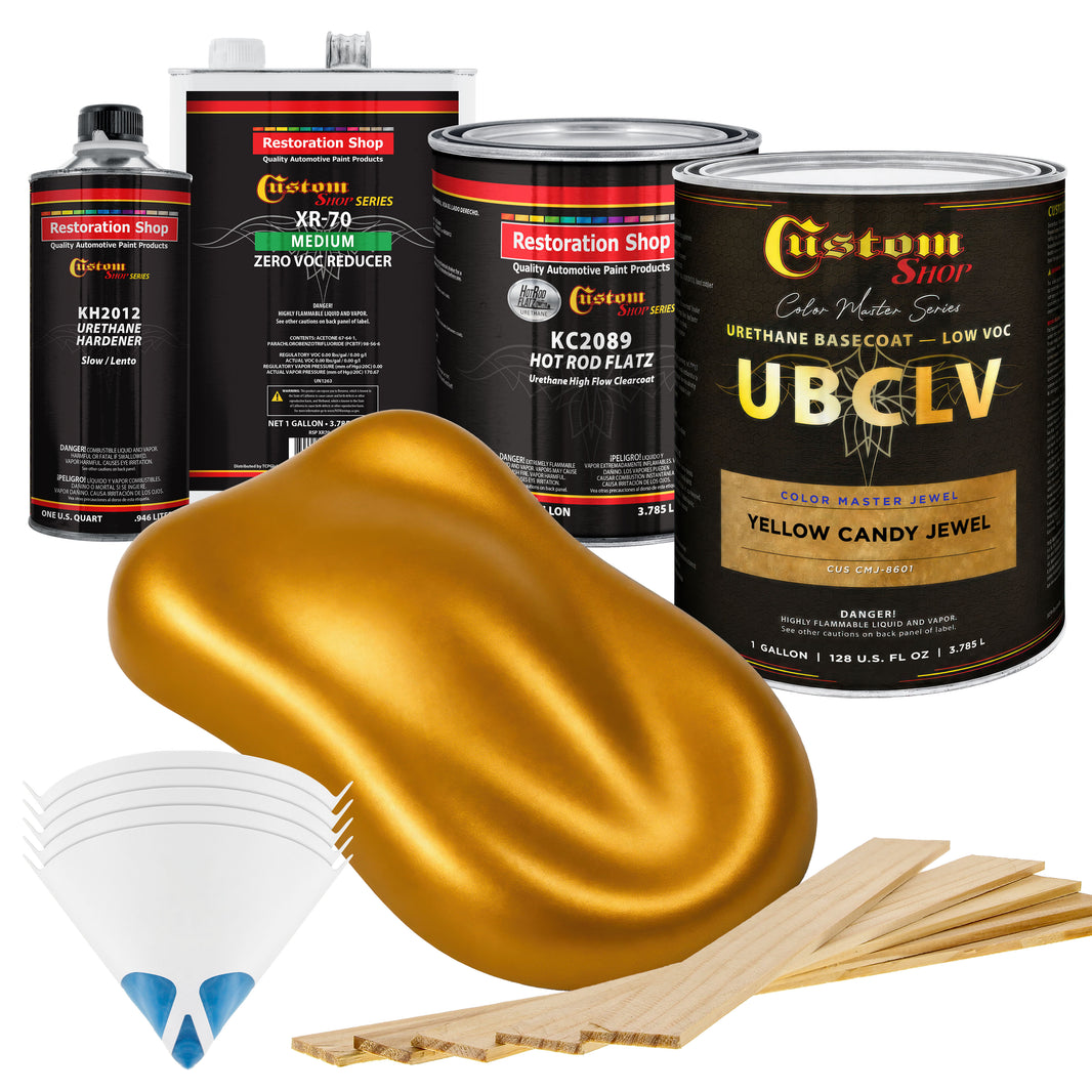 CMJ Color Master Jewel - Yellow Candy Jewel- Gallon Matte Kit