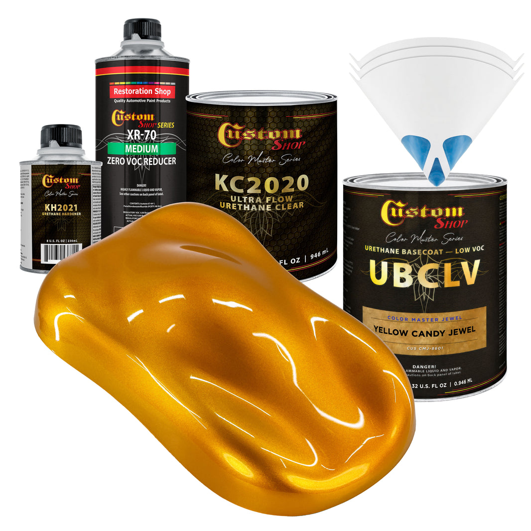 CMJ Color Master Jewel - Yellow Candy Jewel- Quart Ultra Flow Kit