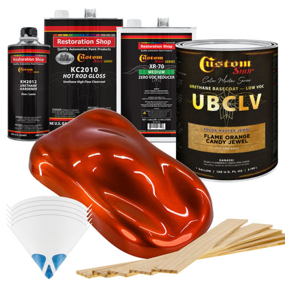CMJ Color Master Jewel - Flame Orange Candy Jewel- Gallon Gloss Kit