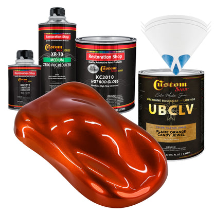 CMJ Color Master Jewel - Flame Orange Candy Jewel- Quart Gloss Kit
