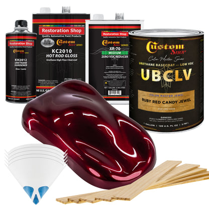 CMJ Color Master Jewel - Ruby Red Candy Jewel - Gallon Gloss Kit