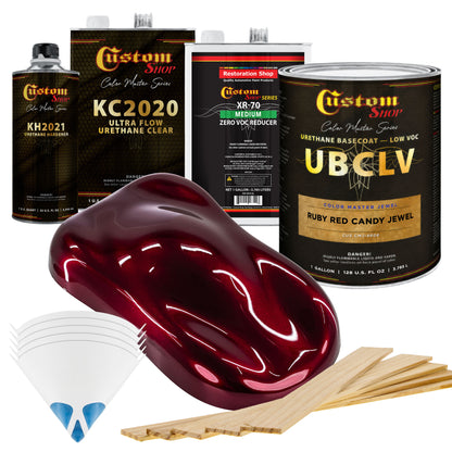 CMJ Color Master Jewel - Ruby Red Candy Jewel - Gallon Ultra Flow Kit