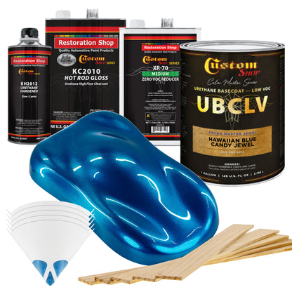 CMJ Color Master Jewel - Hawaiian Blue Candy Jewel- Gallon Gloss Kit