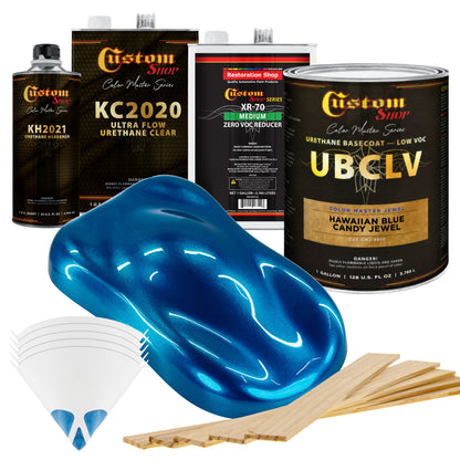CMJ Color Master Jewel - Hawaiian Blue Candy Jewel- Gallon Ultra Flow Kit