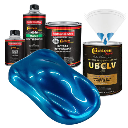CMJ Color Master Jewel - Hawaiian Blue Candy Jewel- Quart Gloss Kit