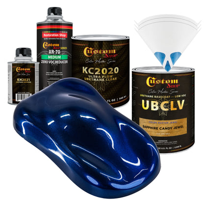CMJ Color Master Jewel - Sapphire Candy Jewel- Quart Ultra Flow Kit