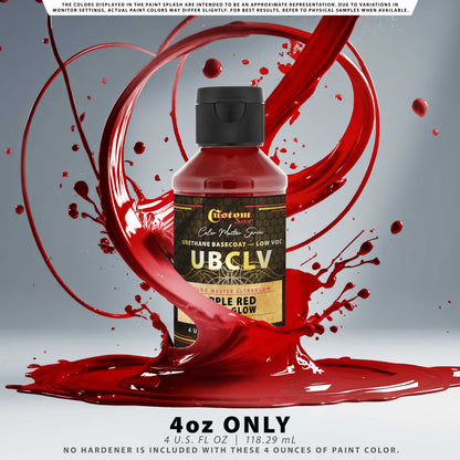 CMU Color Master Ultraglow - Apple Red Ultra Glow - 4-Ounce Ready to Spray Bottle