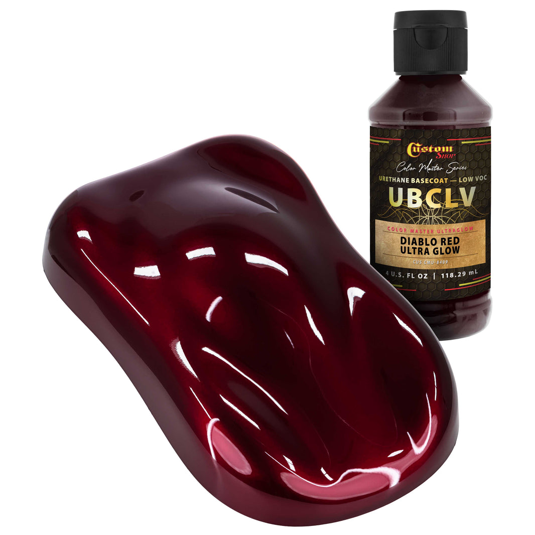 CMU Color Master Ultraglow - Diablo Red Ultra Glow - 4-Ounce Ready to Spray Bottle