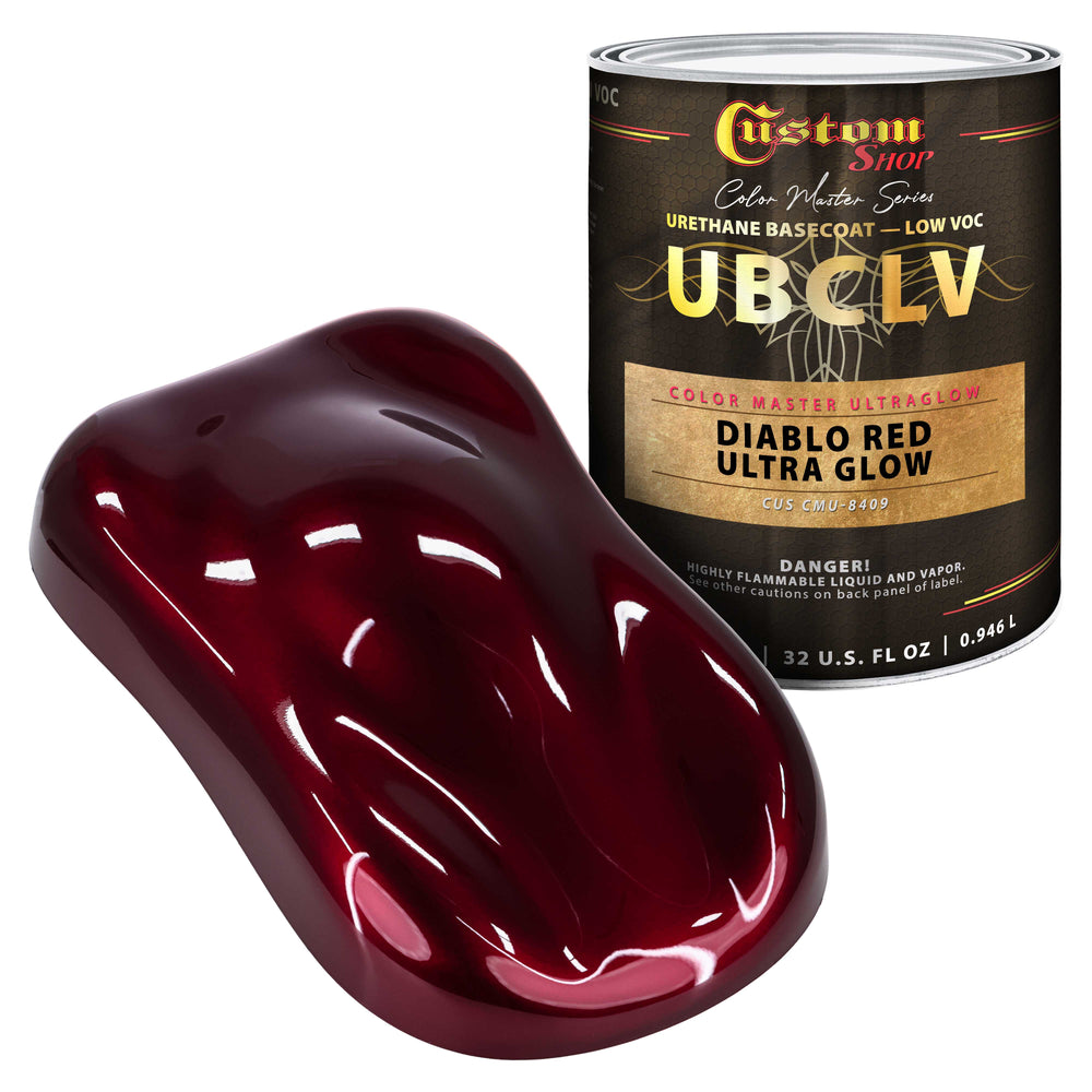 Custom Shop CMU Color Master Ultraglow - Diablo Red Ultra Glow- Quart