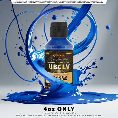 CMU Color Master Ultraglow - Hawaiian Blue Ultra Glow - 4-Ounce Ready to Spray Bottle