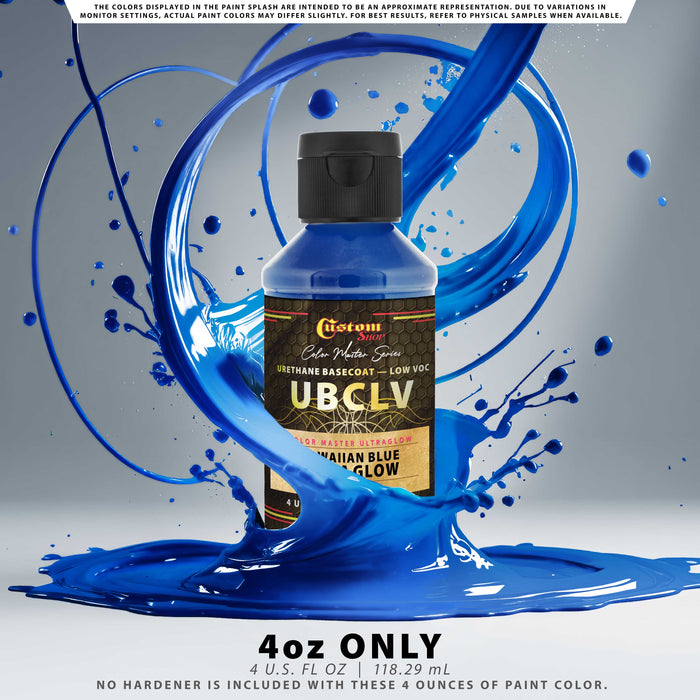 Custom Shop CMU Color Master Ultraglow - Hawaiian Blue Ultra Glow - 4-Ounce Ready to Spray Bottle