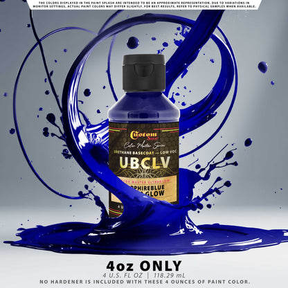 CMU Color Master Ultraglow - Sapphire Blue Ultra Glow - 4-Ounce Ready to Spray Bottle