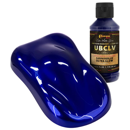 CMU Color Master Ultraglow - Sapphire Blue Ultra Glow - 4-Ounce Ready to Spray Bottle