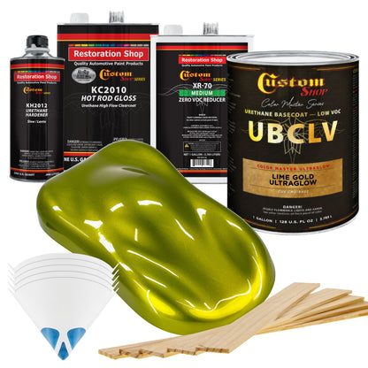 CMU Color Master Ultraglow - Lime Gold Ultra Glow- Gallon Gloss Kit