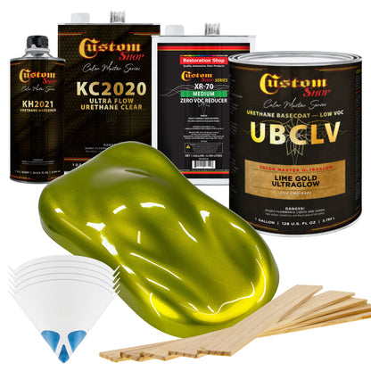 CMU Color Master Ultraglow - Lime Gold Ultra Glow- Gallon Ultra Flow Kit