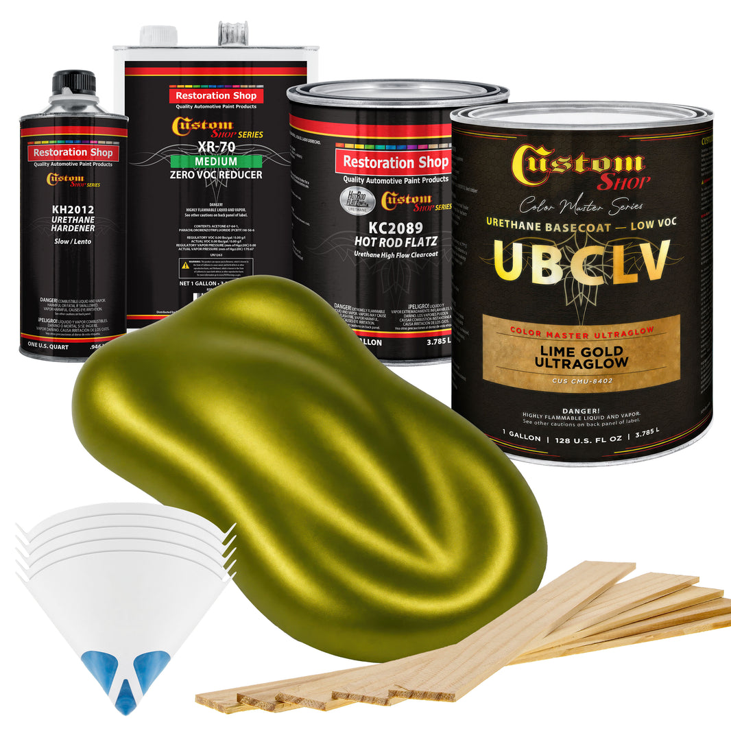 CMU Color Master Ultraglow - Lime Gold Ultra Glow- Gallon Matte Kit