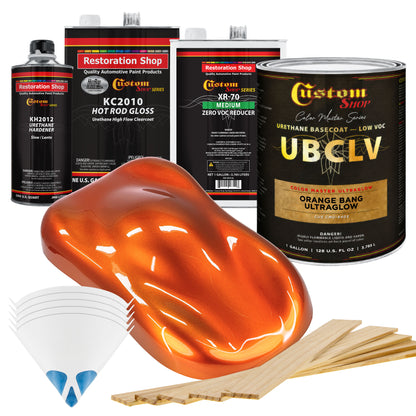 CMU Color Master Ultraglow - Orange Bang Ultra Glow- Gallon Gloss Kit