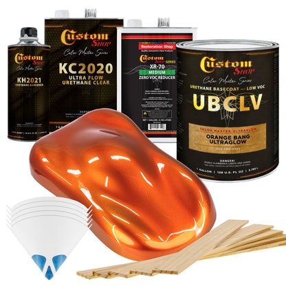 CMU Color Master Ultraglow - Orange Bang Ultra Glow- Gallon Ultra Flow Kit
