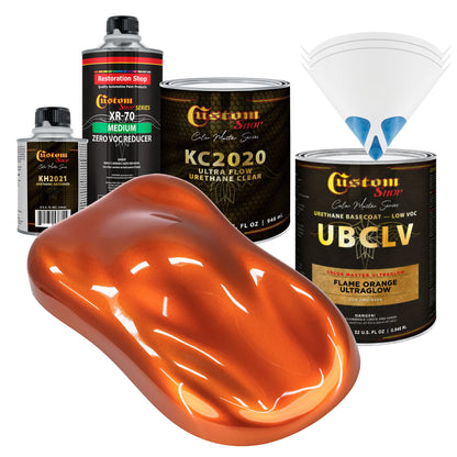 CMU Color Master Ultraglow - Flame Orange Ultra Glow- Quart Ultra Flow Kit