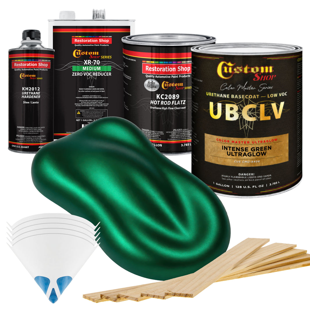 CMU Color Master Ultraglow - Intense Green Ultra Glow- Gallon Matte Kit