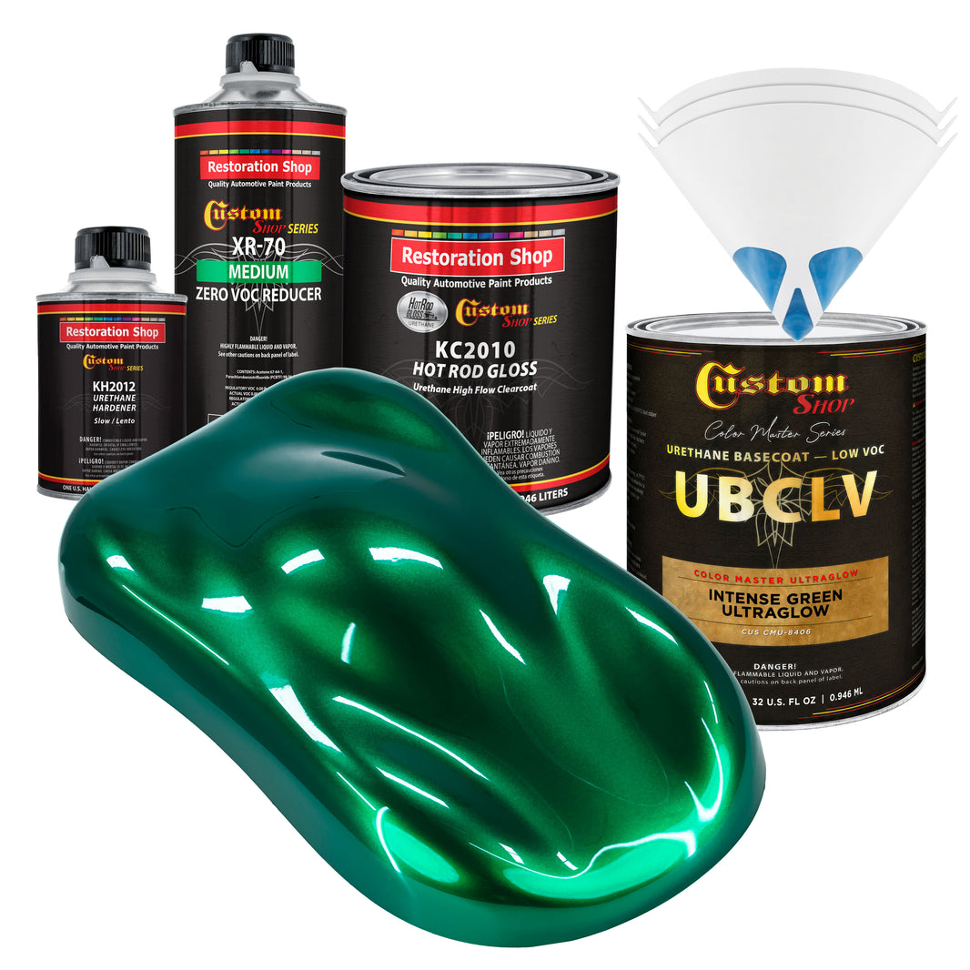 CMU Color Master Ultraglow - Intense Green Ultra Glow- Quart Gloss Kit