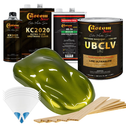 CMU Color Master Ultraglow - Lime Ultra Glow- Gallon Ultra Flow Kit