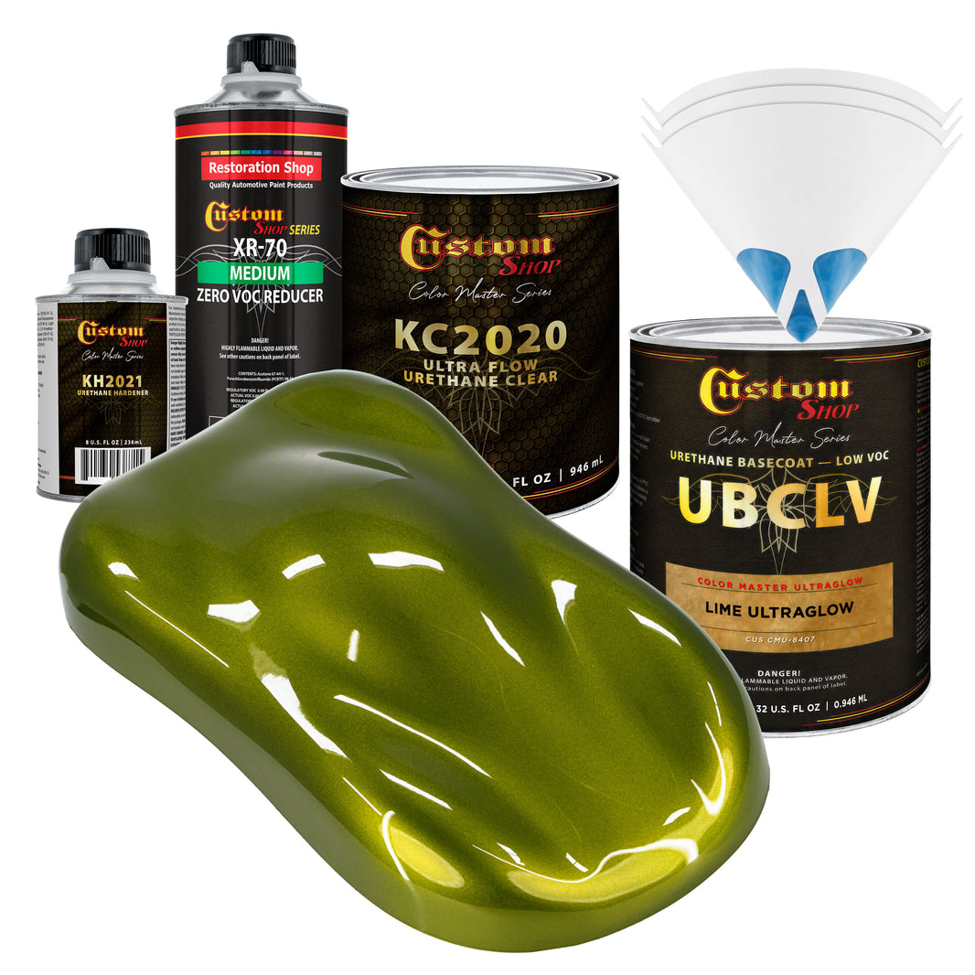 CMU Color Master Ultraglow - Lime Ultra Glow- Quart Ultra Flow Kit