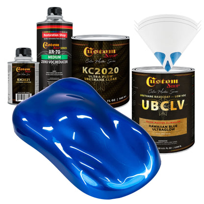 CMU Color Master Ultraglow - Hawaiian Blue Ultra Glow- Quart Ultra Flow Kit