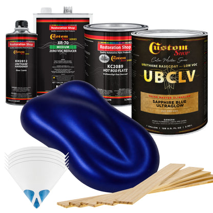 CMU Color Master Ultraglow - Sapphire Blue Ultra Glow- Gallon Matte Kit