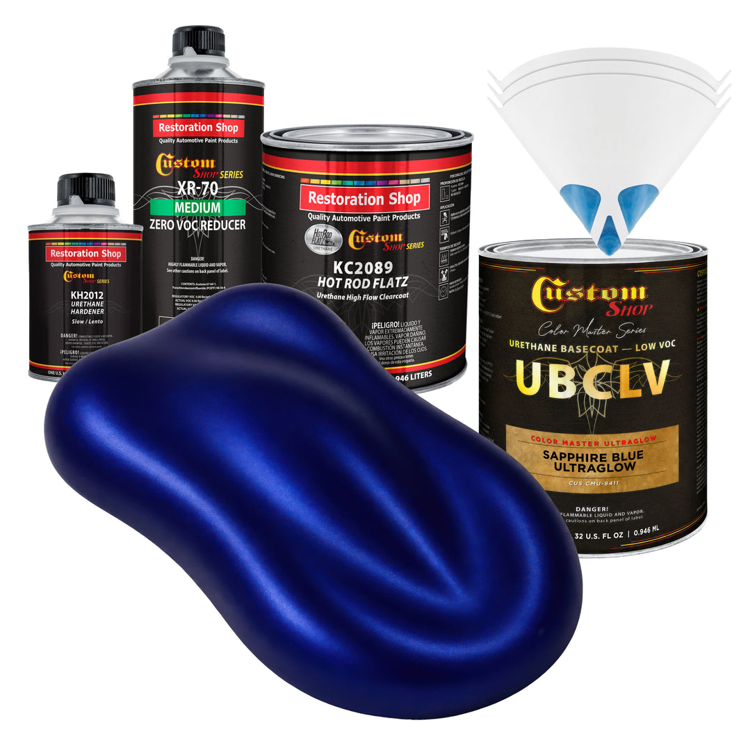 CMU Color Master Ultraglow - Sapphire Blue Ultra Glow- Quart Matte Kit
