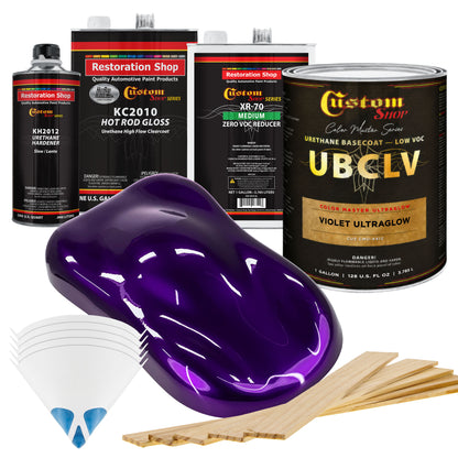 CMU Color Master Ultraglow - Violet Ultra Glow- Gallon Gloss Kit