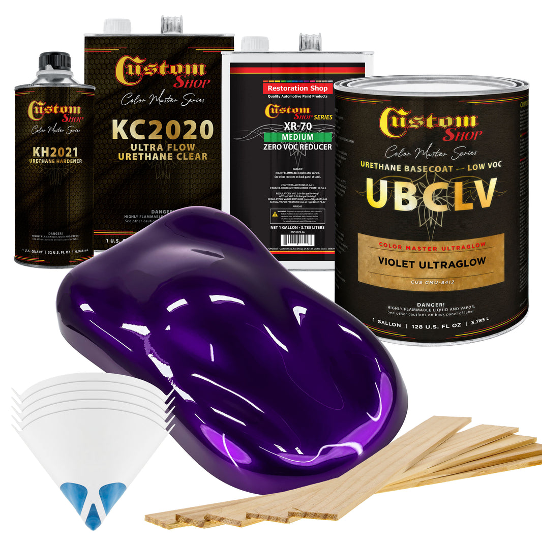 CMU Color Master Ultraglow - Violet Ultra Glow- Gallon Ultra Flow Kit