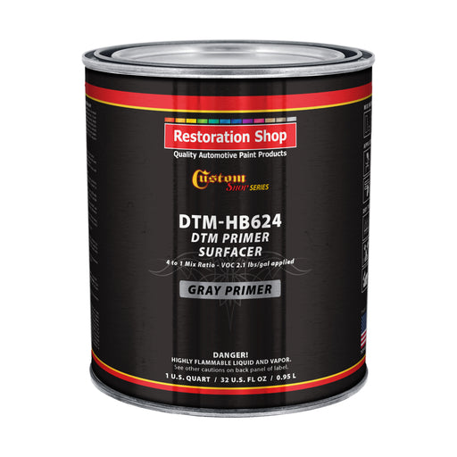 Gray DTM High Build Urethane Primer Surfacer (Direct to Metal) 2.1 VOC, Quart Only