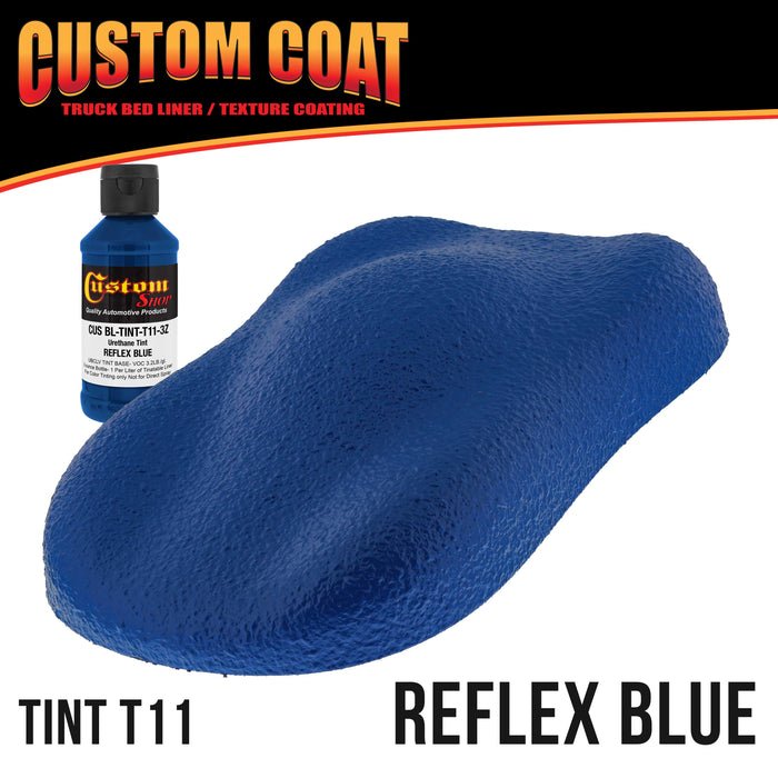 Reflex Blue 2 Quart (1/8 Quart) Urethane Spray-On Truck Bed Liner Kit - Easily Mix, Shake & Shoot - Durable Textured Protective Coating
